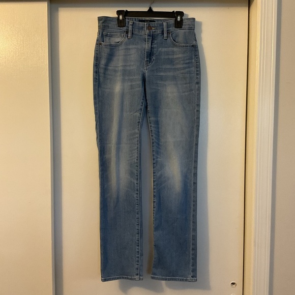 4. Lucky Brand Jeans Light Blue Ava Ankle Straight Size 2 - Picture 1 of 6